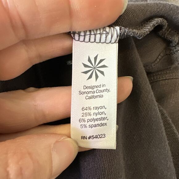 Athleta Skirt Women's 6 Brown‎ Ponte Twill A-Line Side-Zip Active - Picture 7 of 8